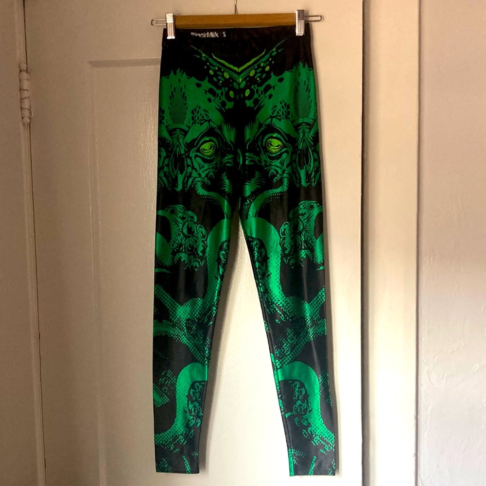 Chutulu* leggings in green blackmilk brand size Small